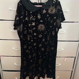modcloth velvet zodiac dress